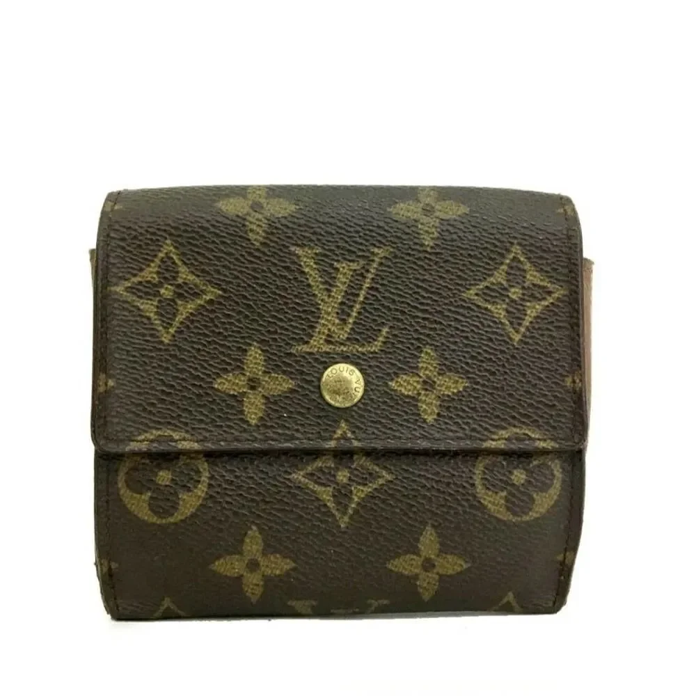 Louis Vuitton Monogram Portefeiulle Elise Trifold Wallet /1A1126. TH1095.
